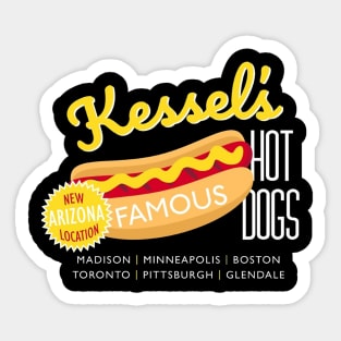 kessel's famous hotdog Sticker